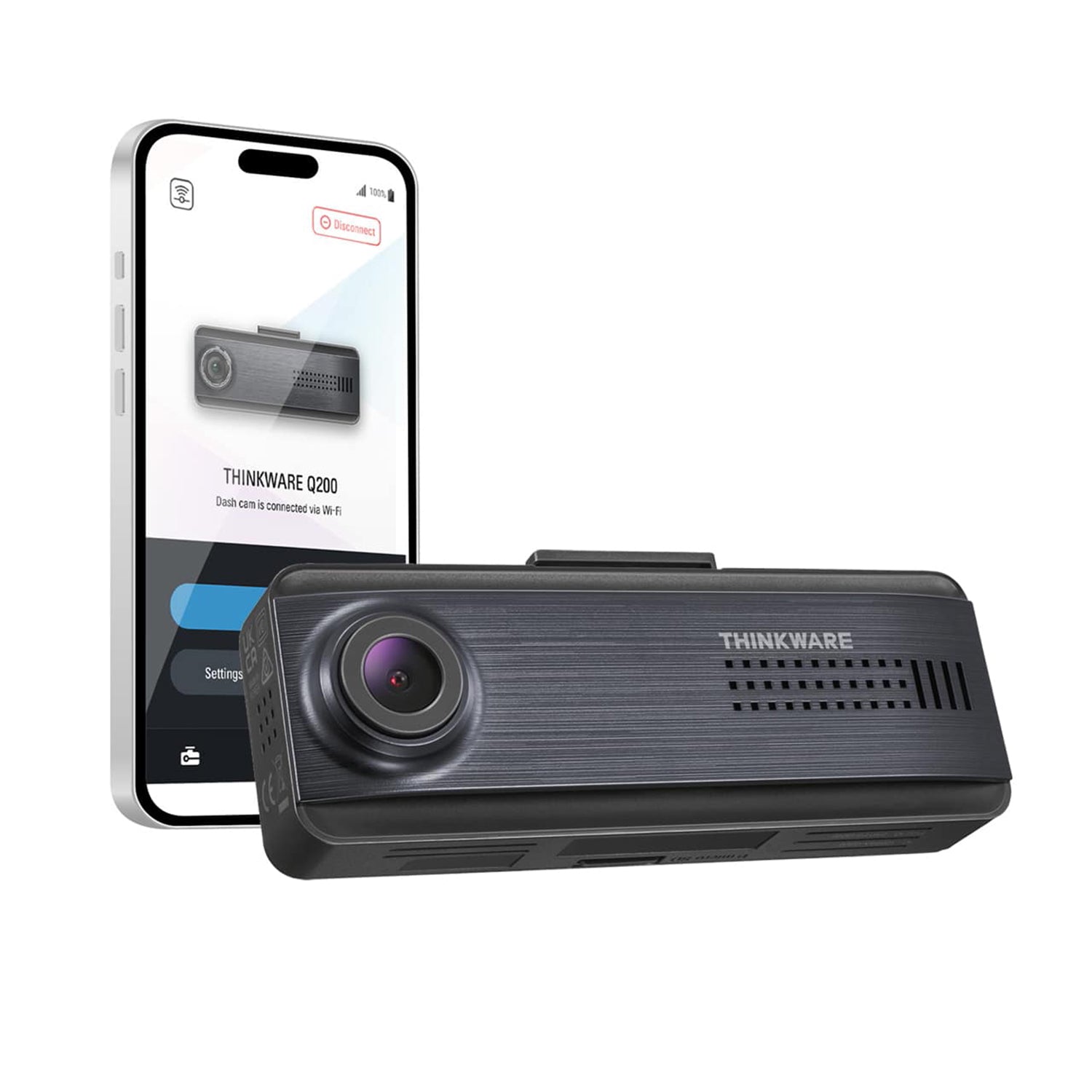 Thinkware Dash Cam Q200 2K Camera Dash Camera