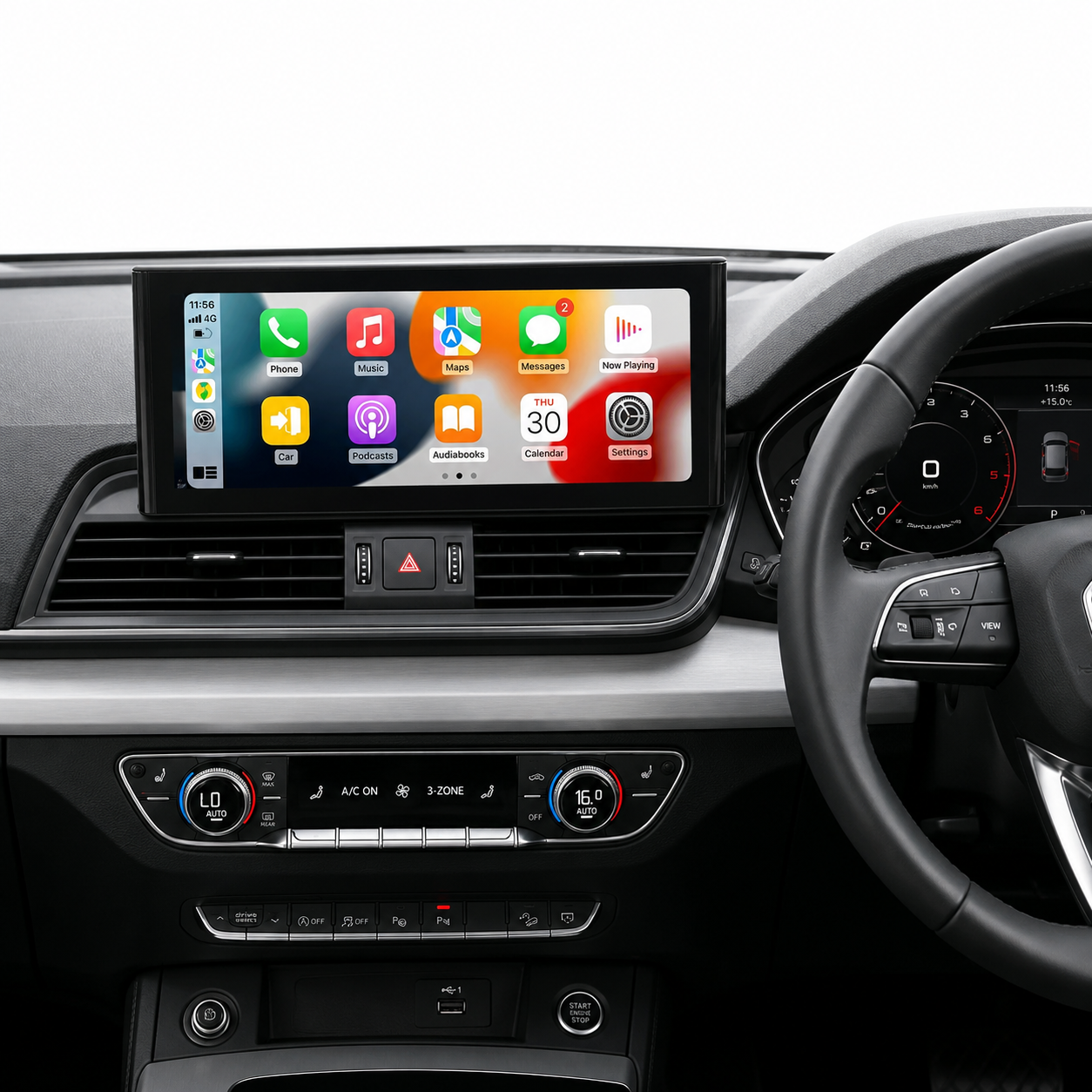 Audi Q5 (2016-) Apple CarPlay Android Auto 10.25" Touch Screen RHD