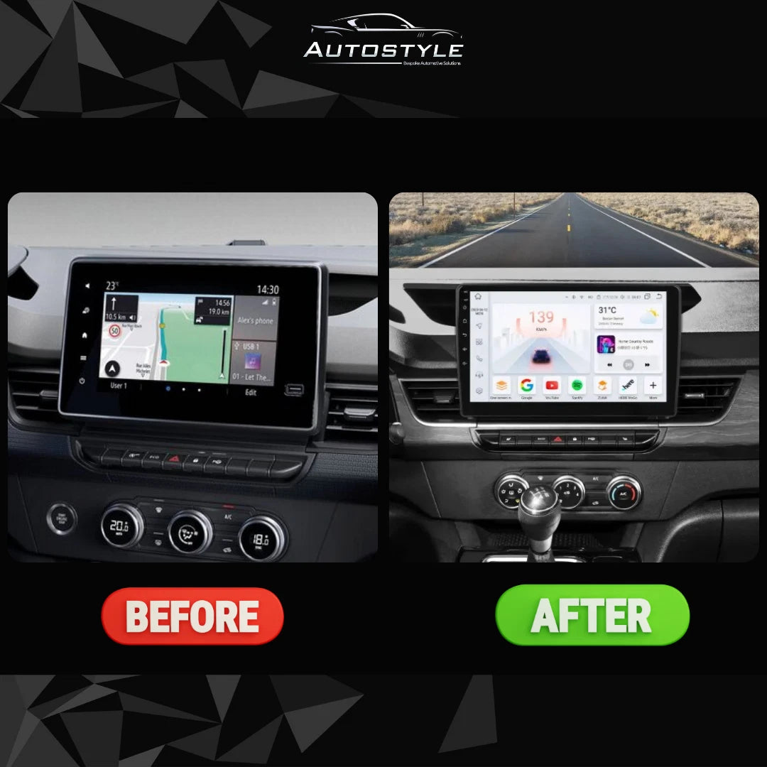 Renault Kangoo Apple Carplay / Android Auto 10" Stereo Upgrade 2019-2025