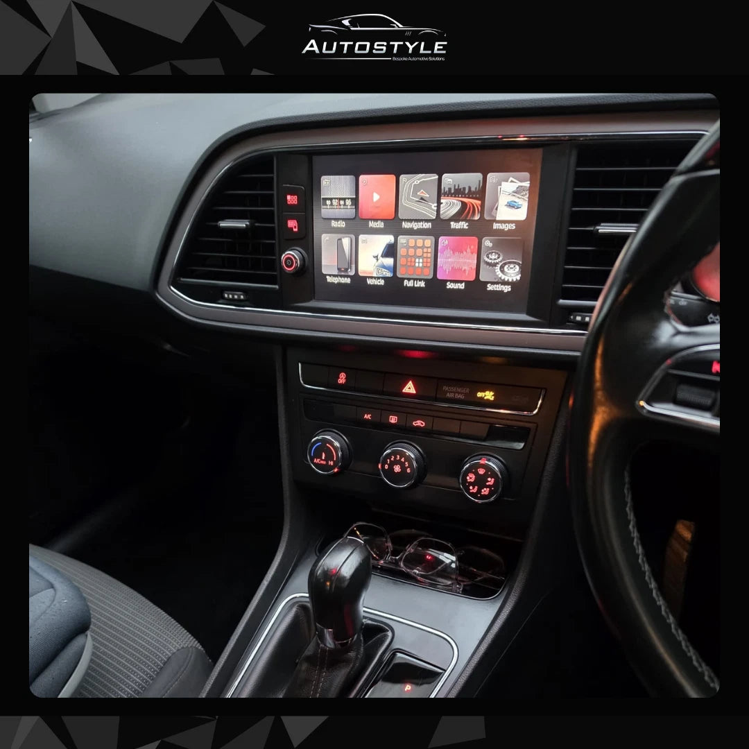 SEAT Leon Apple Carplay / Android Auto 9" Stereo Upgrade 2012-2020