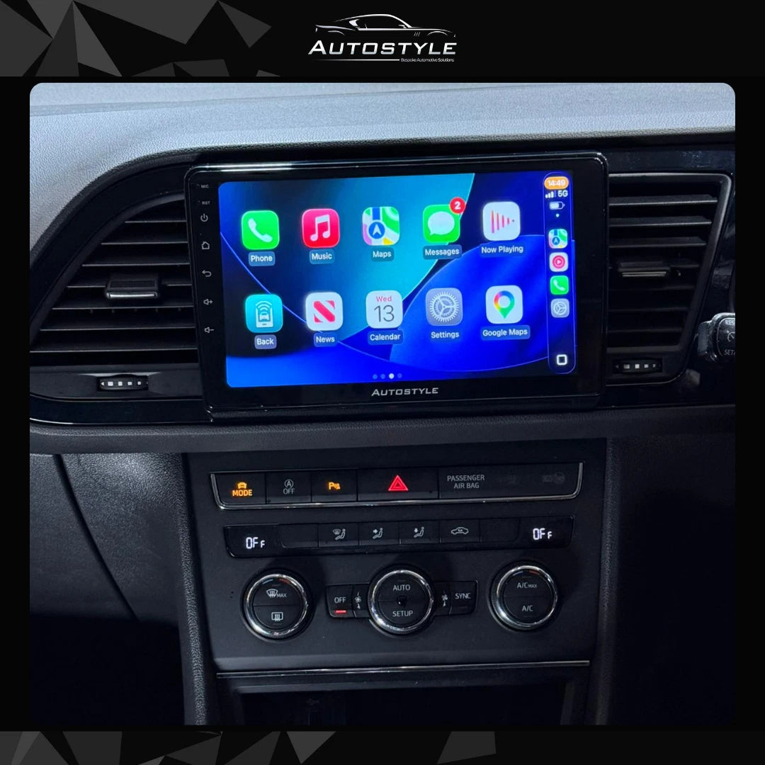 SEAT Leon Apple Carplay / Android Auto 9" Stereo Upgrade 2012-2020