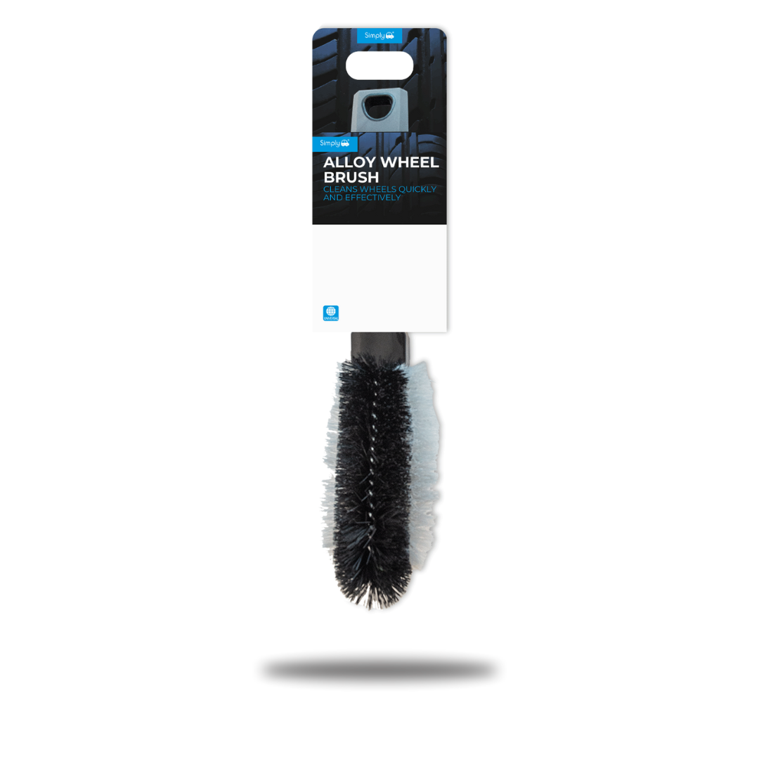 SIMPLY AUTO ALLOY WHEEL BRUSH NON-SCRATCHING DESIGN