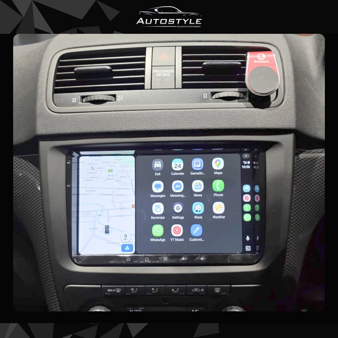 Skoda Yeti Apple Carplay / Android Auto 9" Stereo Upgrade 2009-2017