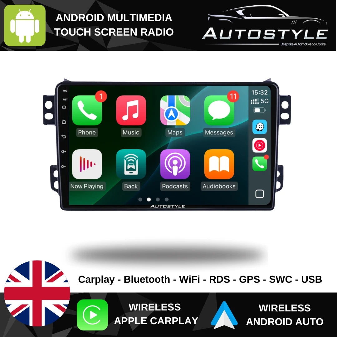Suzuki Splash/ Ritz Apple Carplay / Android Auto 9" Stereo Upgrade 2008-2017
