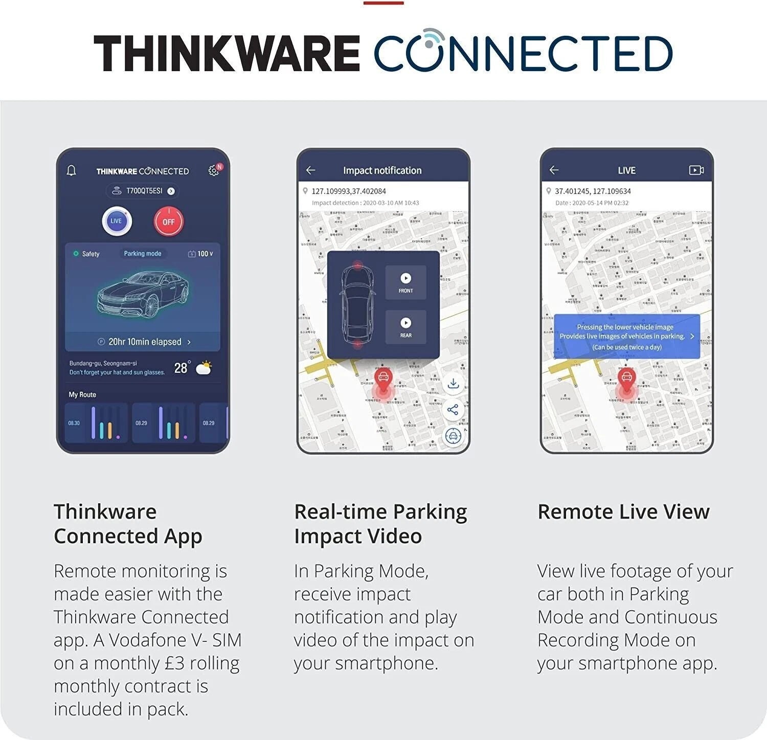 Thinkware Dash Cam T700