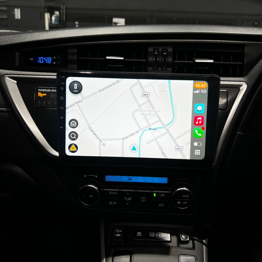 Toyota Auris Apple Carplay / Android Auto 10" Stereo Upgrade (2012-2015)