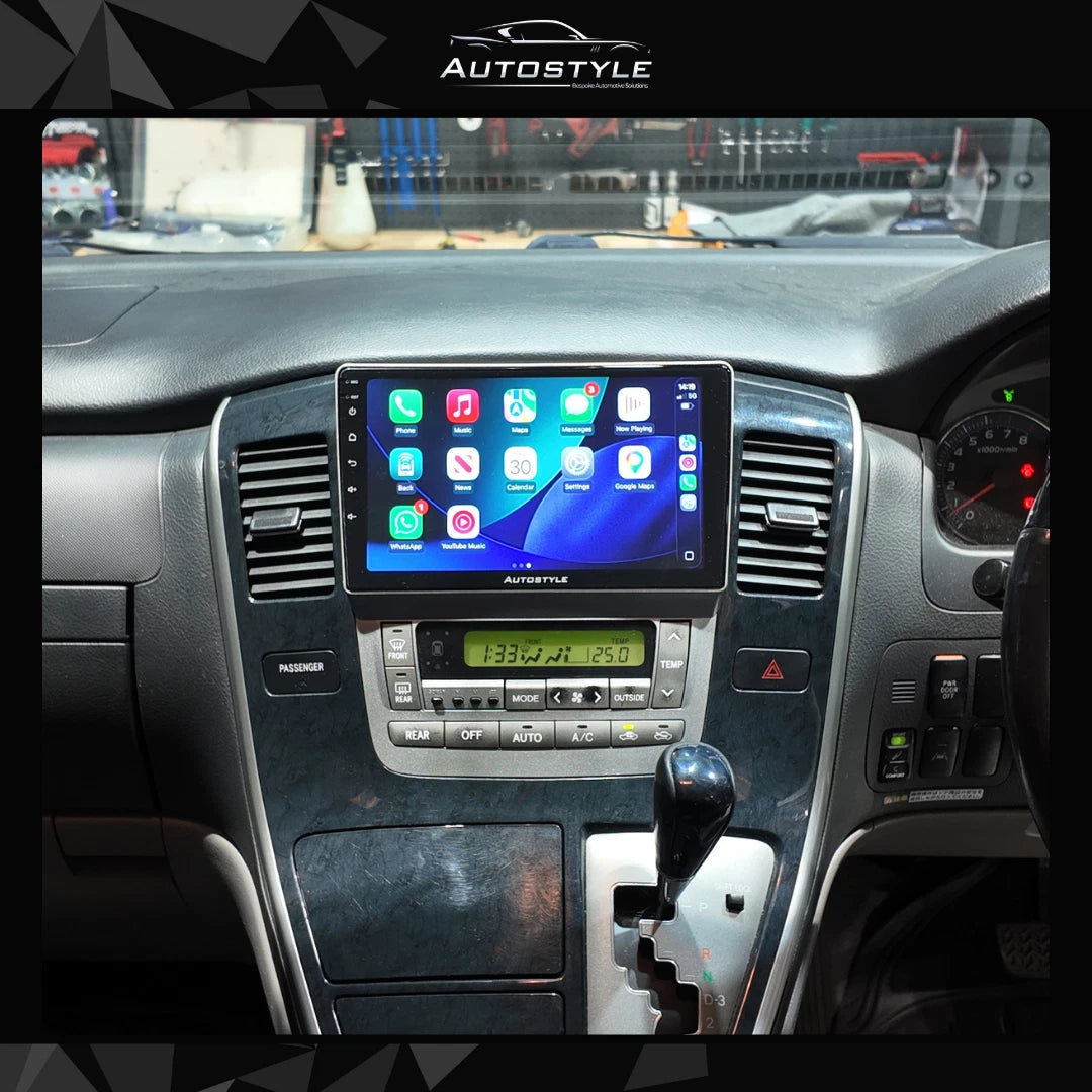 Toyota Alphard 1 AH10 Apple Carplay / Android Auto 9" Stereo Upgrade 2002-2005