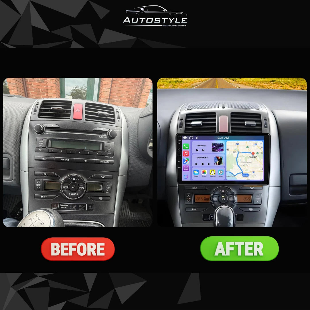 Toyota Auris E150 Corolla Apple Carplay / Android Auto 10" Stereo Upgrade 2006-2012