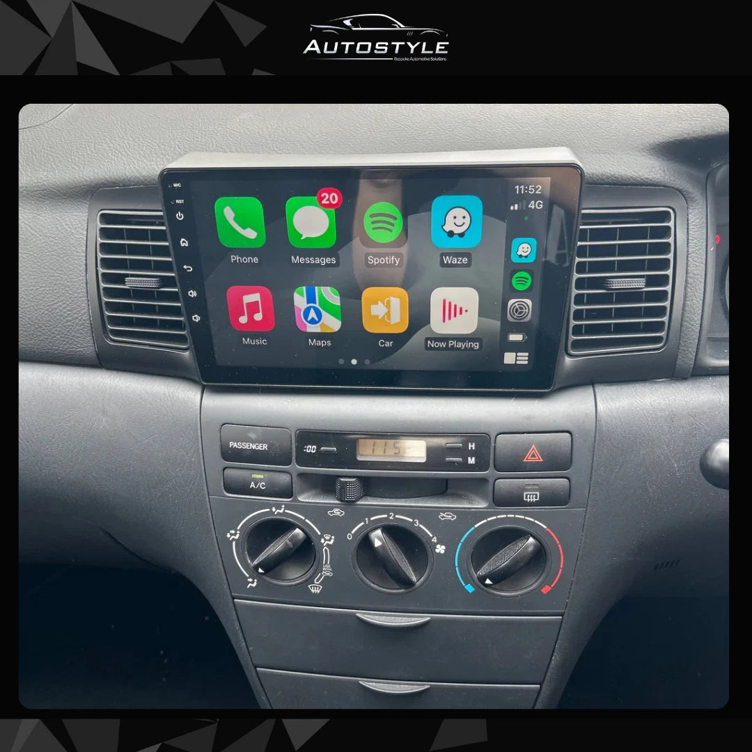 Toyota Corolla E130 E120 Apple Carplay / Android Auto 9" Stereo Upgrade 2002-