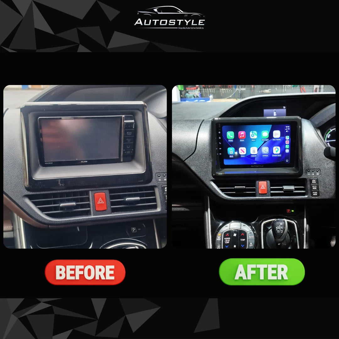 Toyota Noah Voxy Esquire R80 Apple Carplay / Android Auto 9" Stereo Upgrade 2014-2020