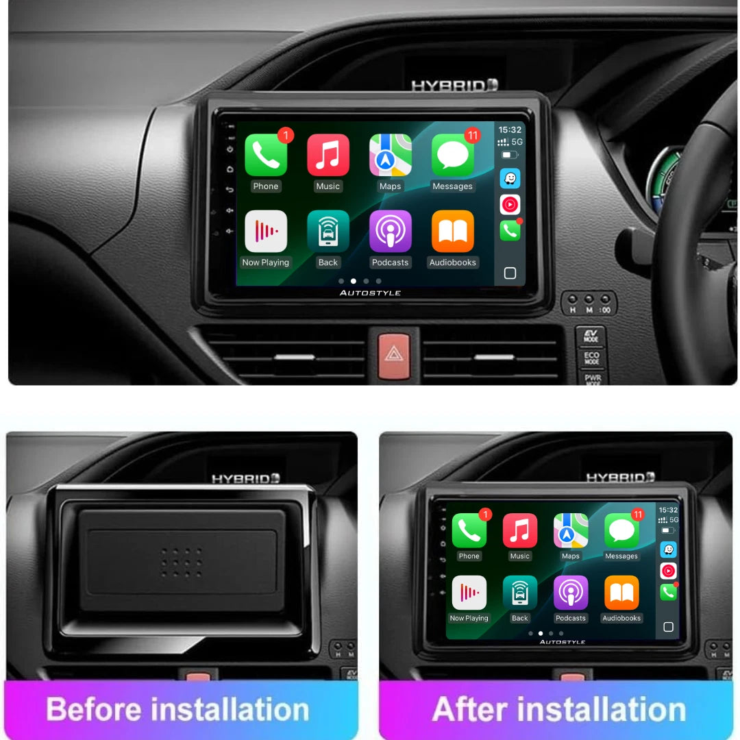 Toyota Noah Voxy Esquire R80 Apple Carplay / Android Auto 9" Stereo Upgrade 2014-2020