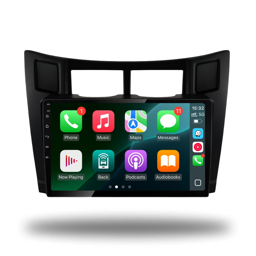 Toyota Yaris Apple Carplay / Android Auto 9" Stereo Upgrade (2005-2012)