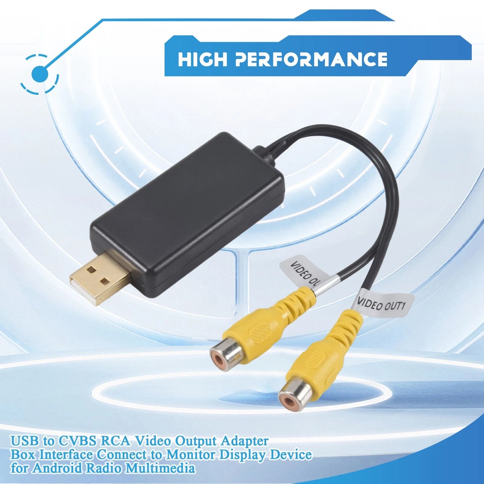 Video Output USB Adapter for Car Android Screen CVBS HDMI