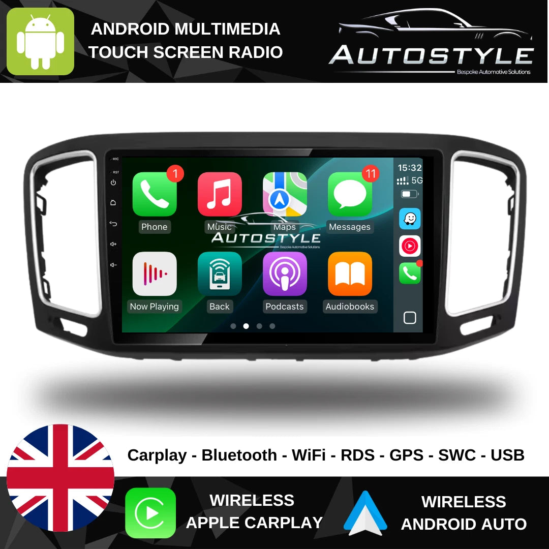 VW Sharan Apple Carplay / Android Auto 9" Stereo Upgrade 2010-2022