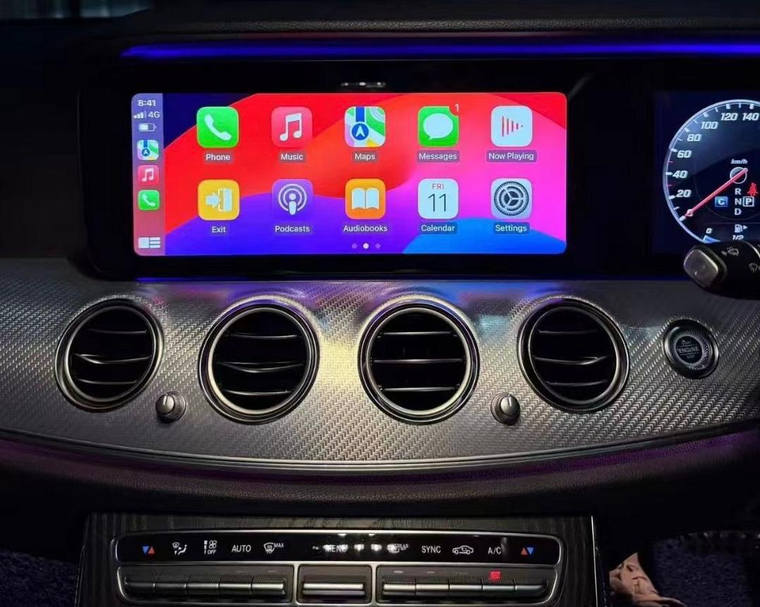 Mercedes-Benz E Class (2018-ON) Apple CarPlay Android Auto 12.3" Touch Screen RHD