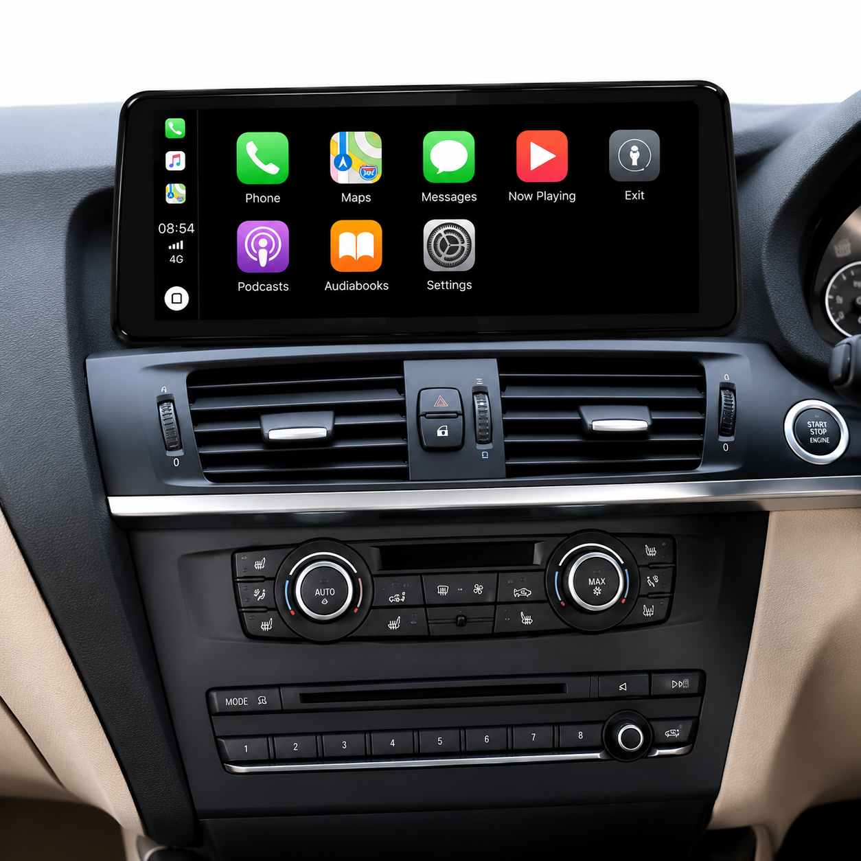 BMW X4 EVO Apple CarPlay Android Auto 10.25" Touch Screen Upgrade