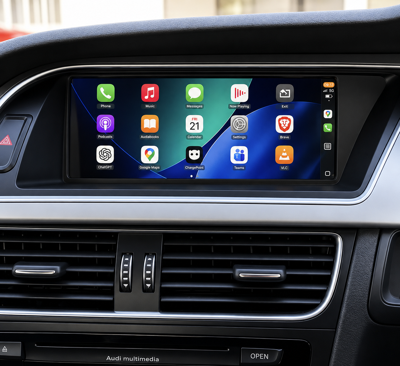 Audi A4 /RS4 (2008-2016) B8 Apple CarPlay Android Auto 8.8" Touch Screen RHD