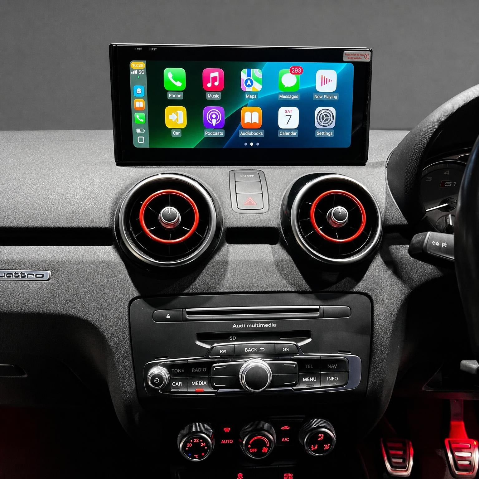 Audi A1 Apple CarPlay Android Auto 10.25" Stereo Upgrade (2010-2018)
