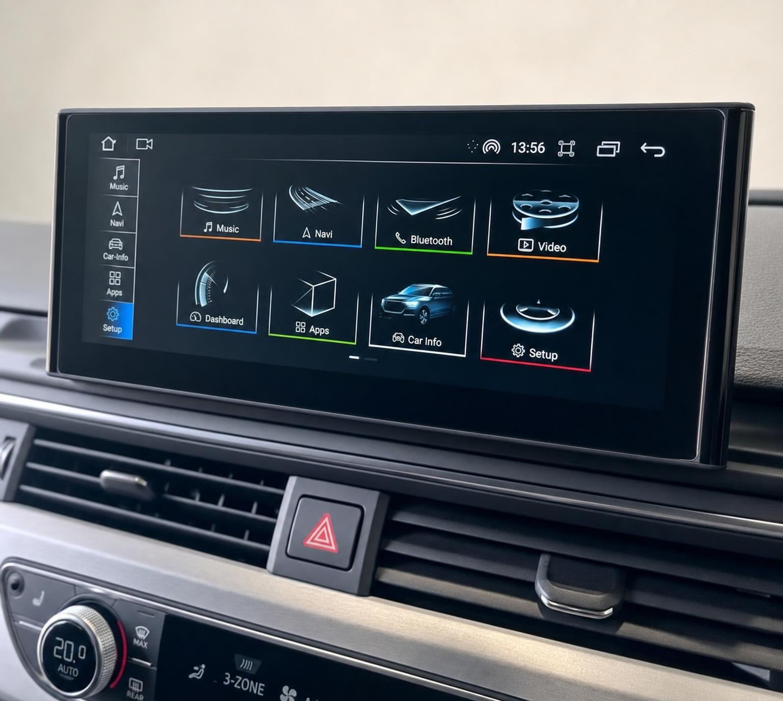 Audi A4 B9(2017-) Apple CarPlay Android Auto 10.25" Touch Screen RHD