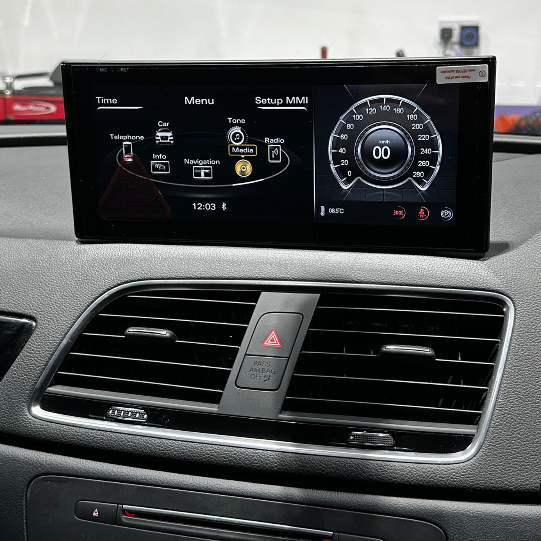 Audi Q3 Apple CarPlay Android Auto 10.25" Touch Screen Upgrade (2010-2015)