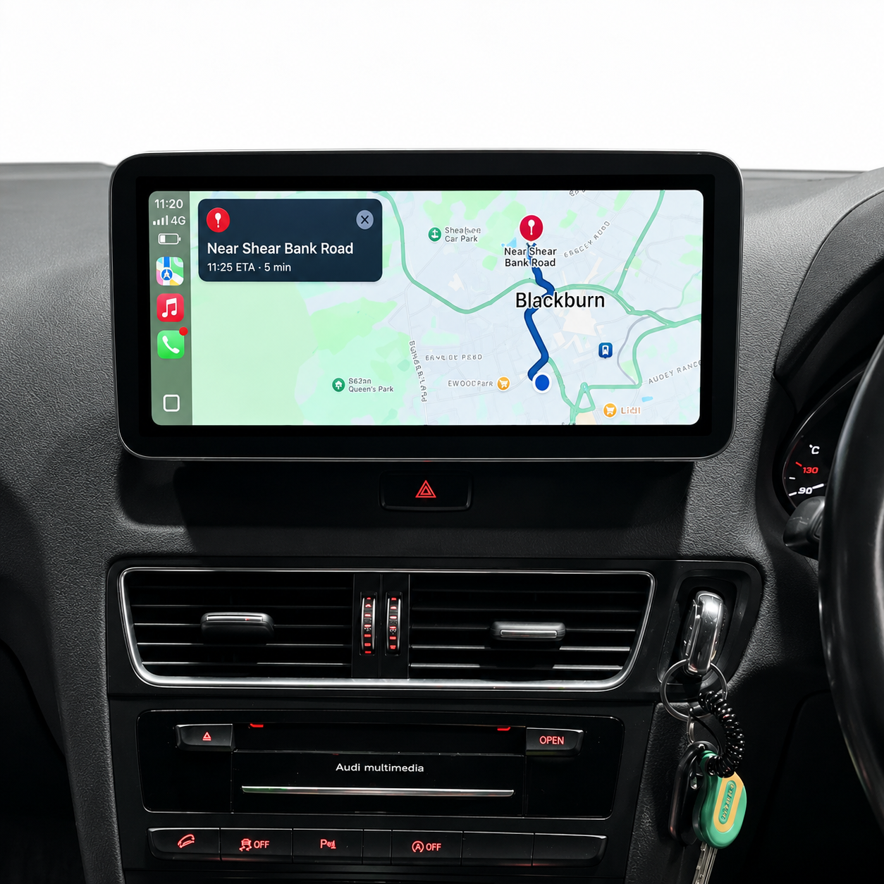 Audi Q5 (2009-2016) Apple CarPlay Android Auto 10.25" Touch Screen RHD