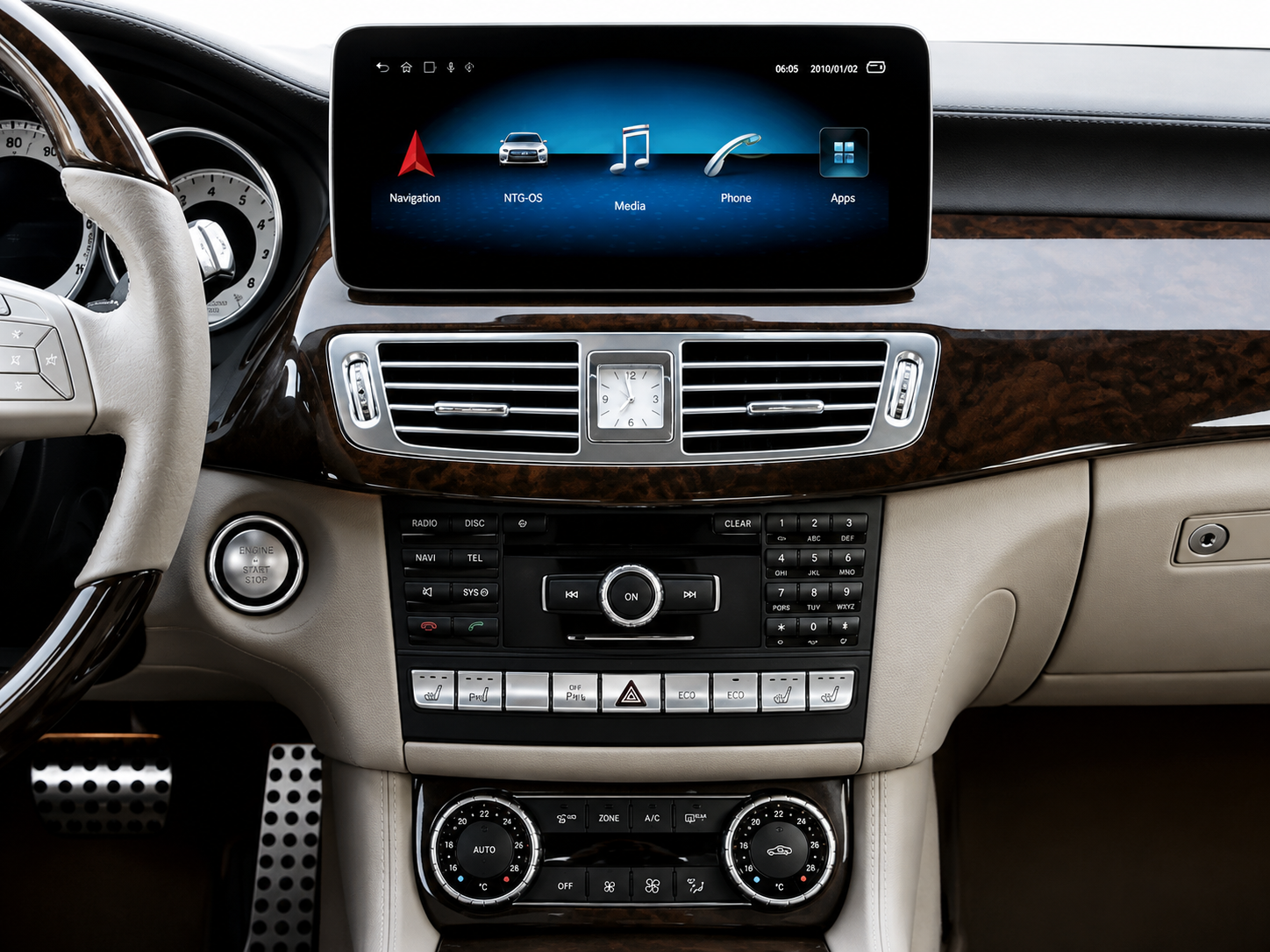 Mercedes-Benz CLS W218 (2010-2018) Apple CarPlay Android Auto 10.25" Touch Screen