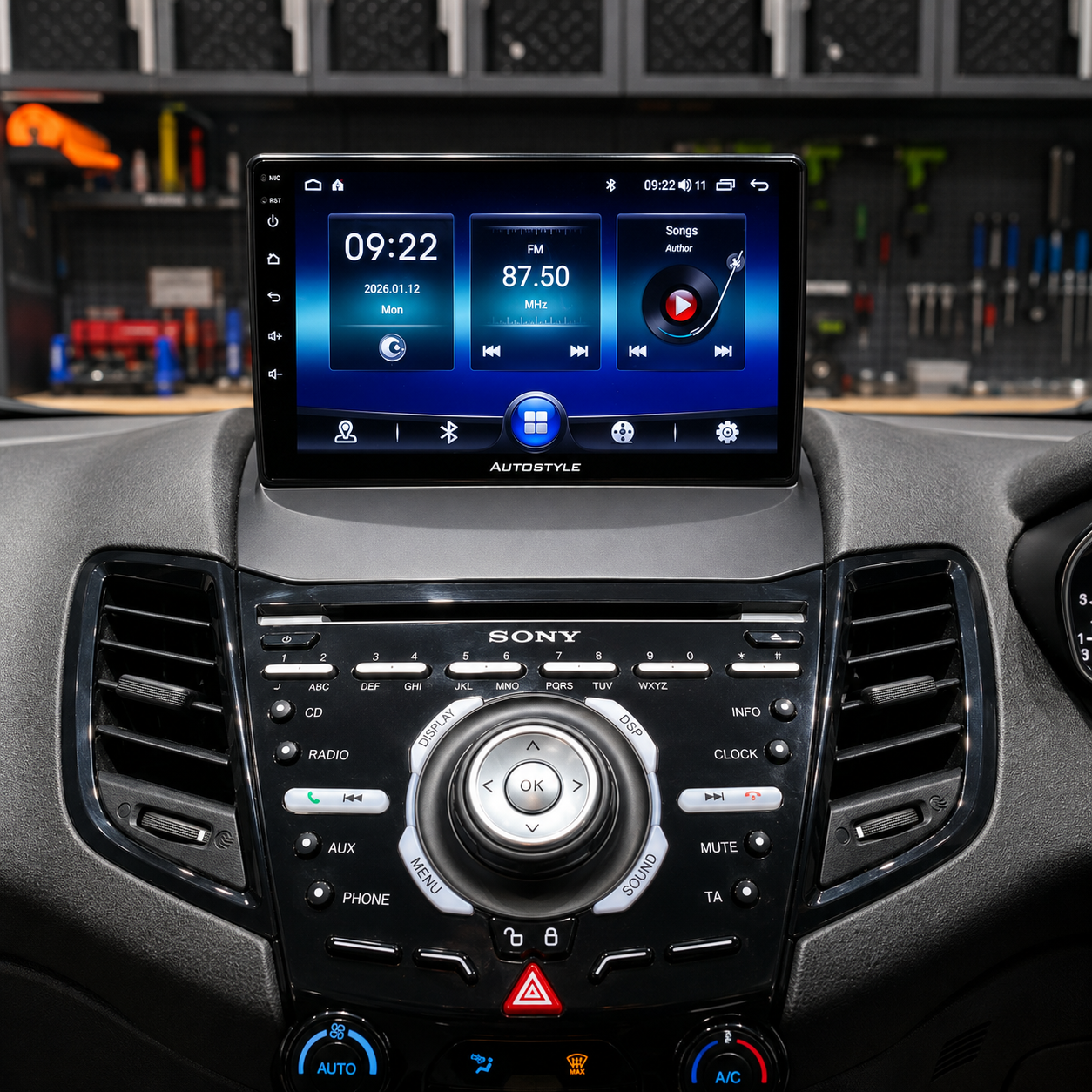 Ford Fiesta Apple Carplay / Android Auto 9" Stereo Upgrade (2008-2017)