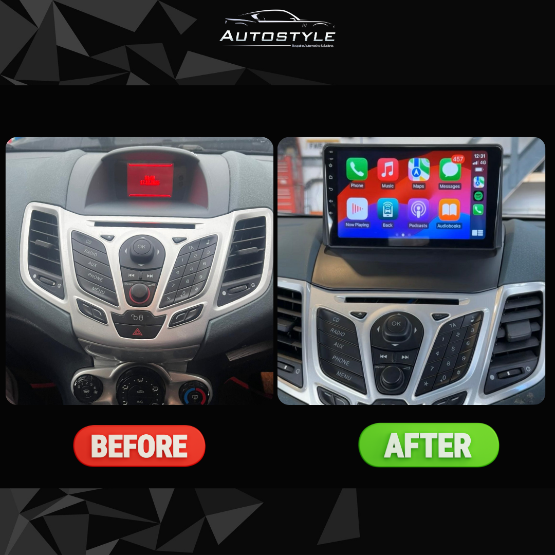 Ford Fiesta Apple Carplay / Android Auto 9" Stereo Upgrade (2008-2017)