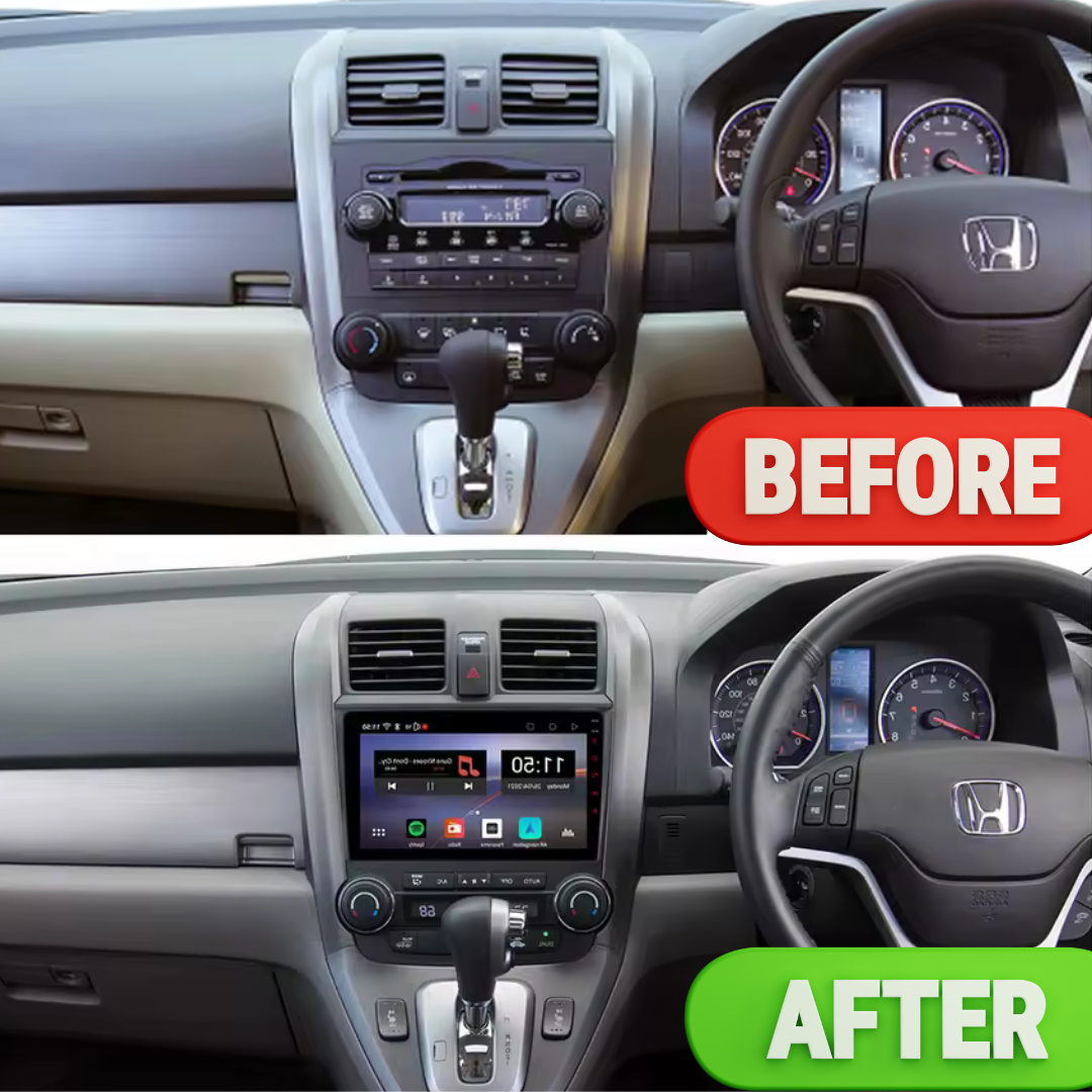 Honda CRV CR-V 3 RE Apple Carplay / Android Auto 9" Stereo Upgrade 2006-2012