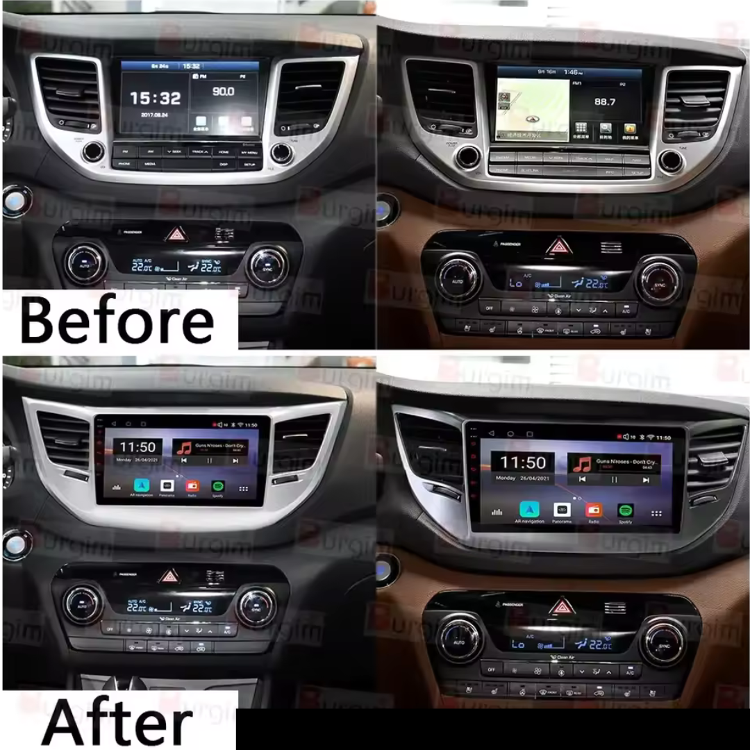 Hyundai Tucson TL Apple Carplay / Android Auto 9" Stereo Upgrade 2015-2018