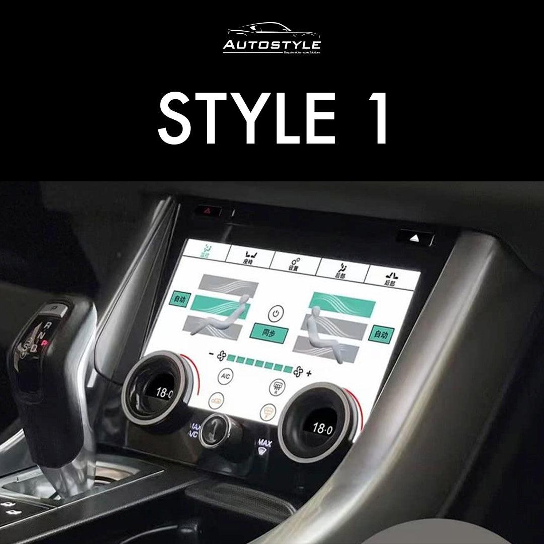 Range Rover Sport L494 (2014-2017) Climate Control Touch LCD Screen Upgrade (2 Styles) - AUTOSTYLE UK