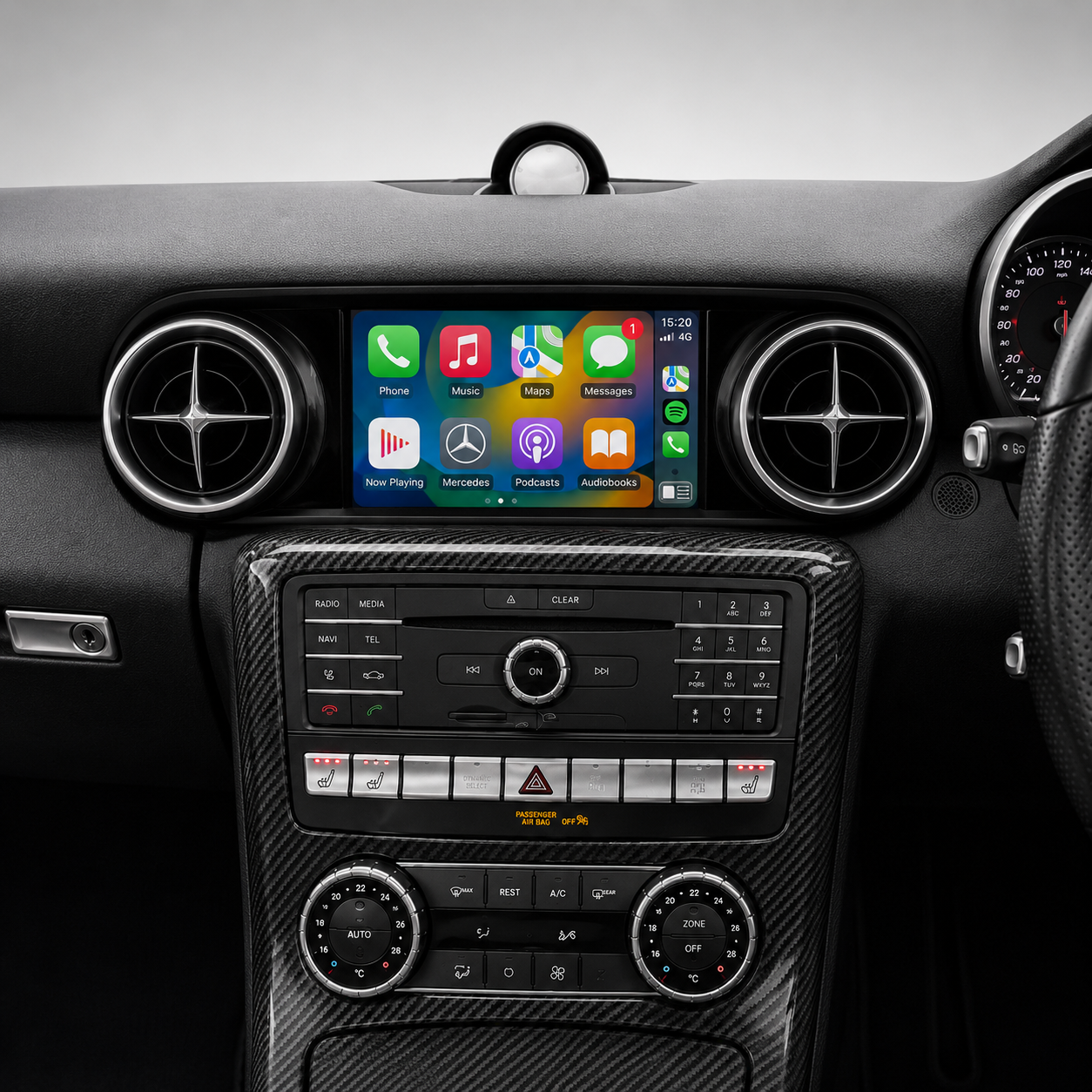Mercedes SLK Wireless Apple CarPlay/Android Auto for Mercedes-Benz NGT4.5/4.7
