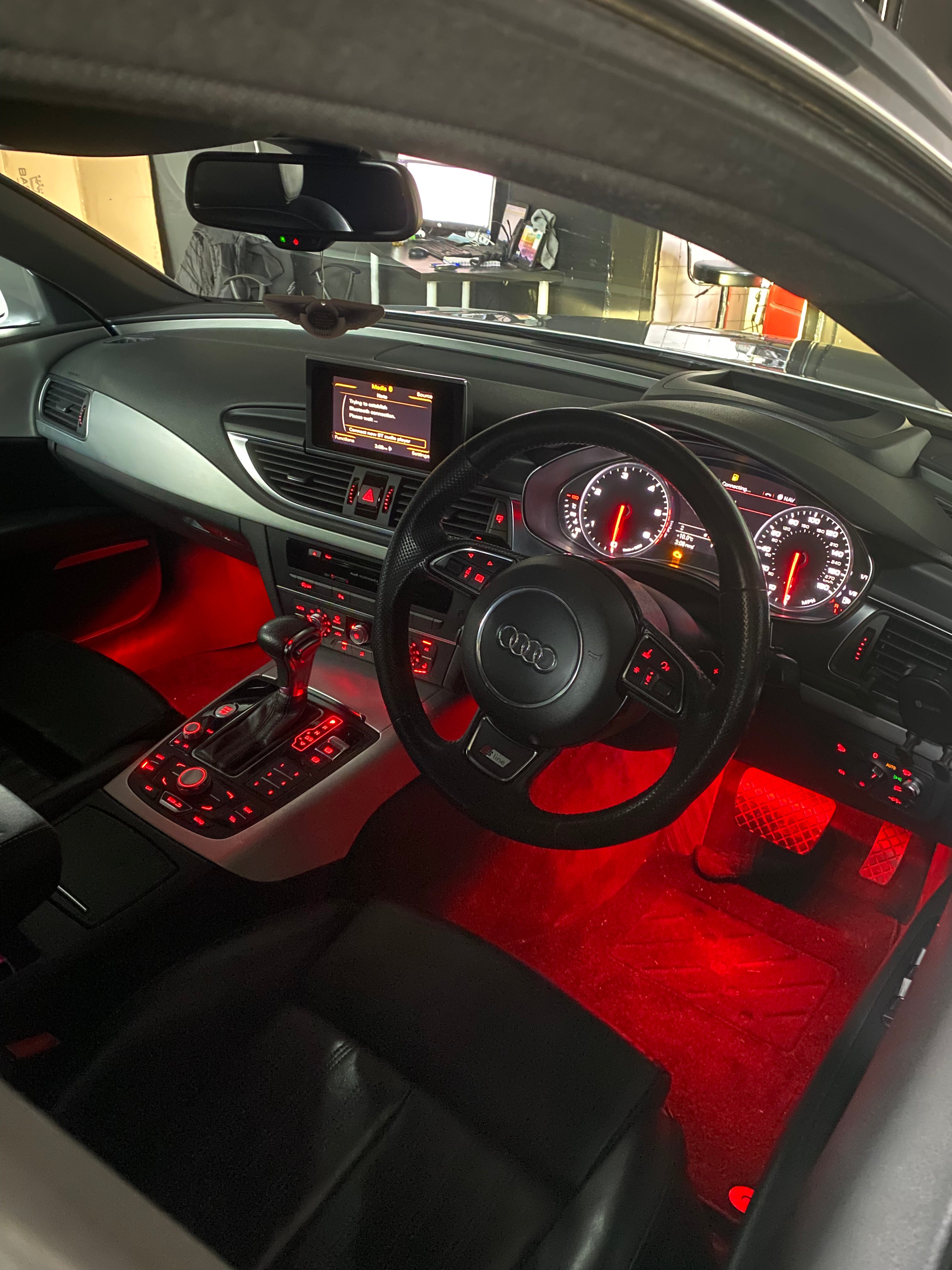 Car Interior Footwell LED Strip Lights RGB Multicolour App Controlled Atmosphere Lamp - AUTOSTYLE UK