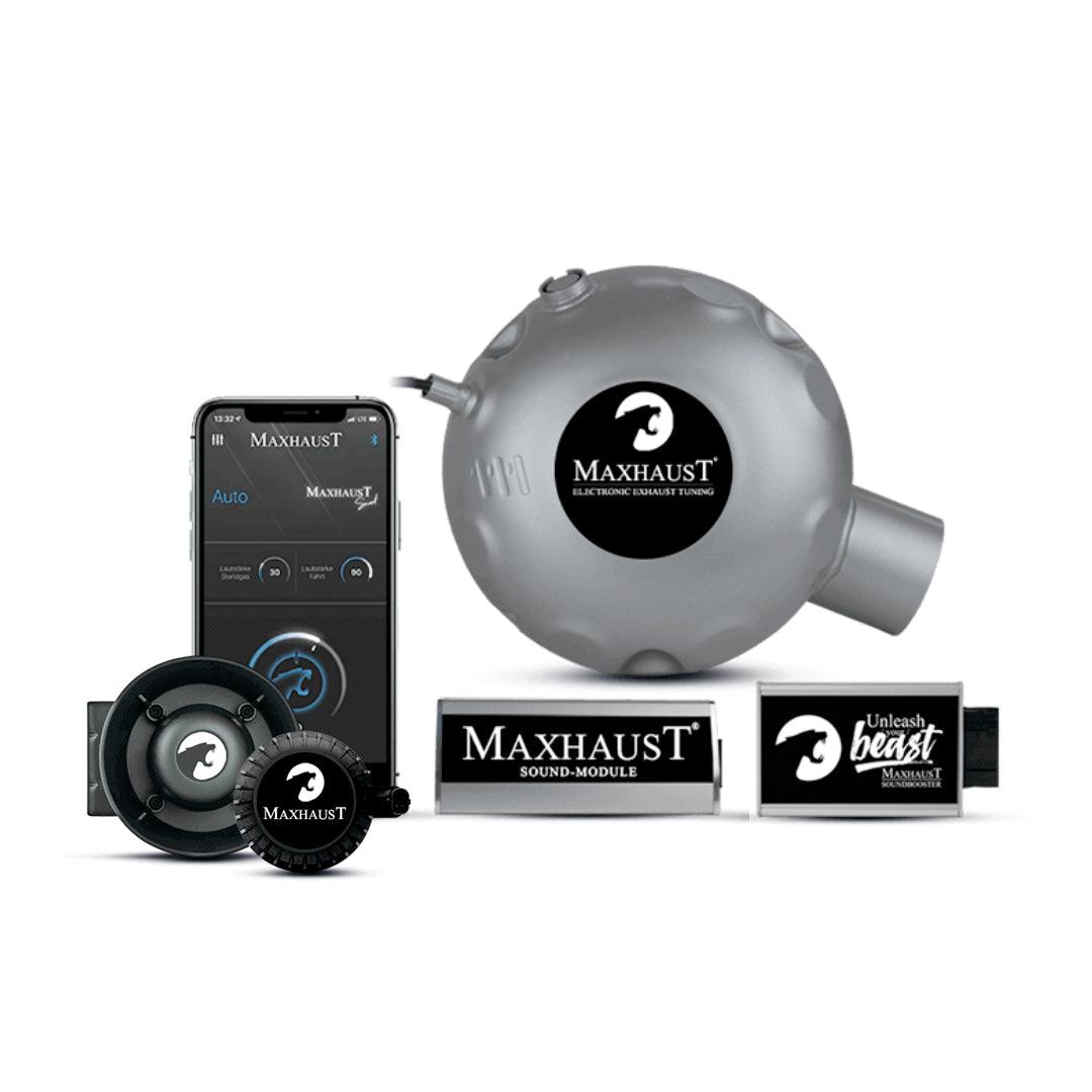 Maxhaust Active Sound System, Sound Booster with APP control - AUTOSTYLE UK