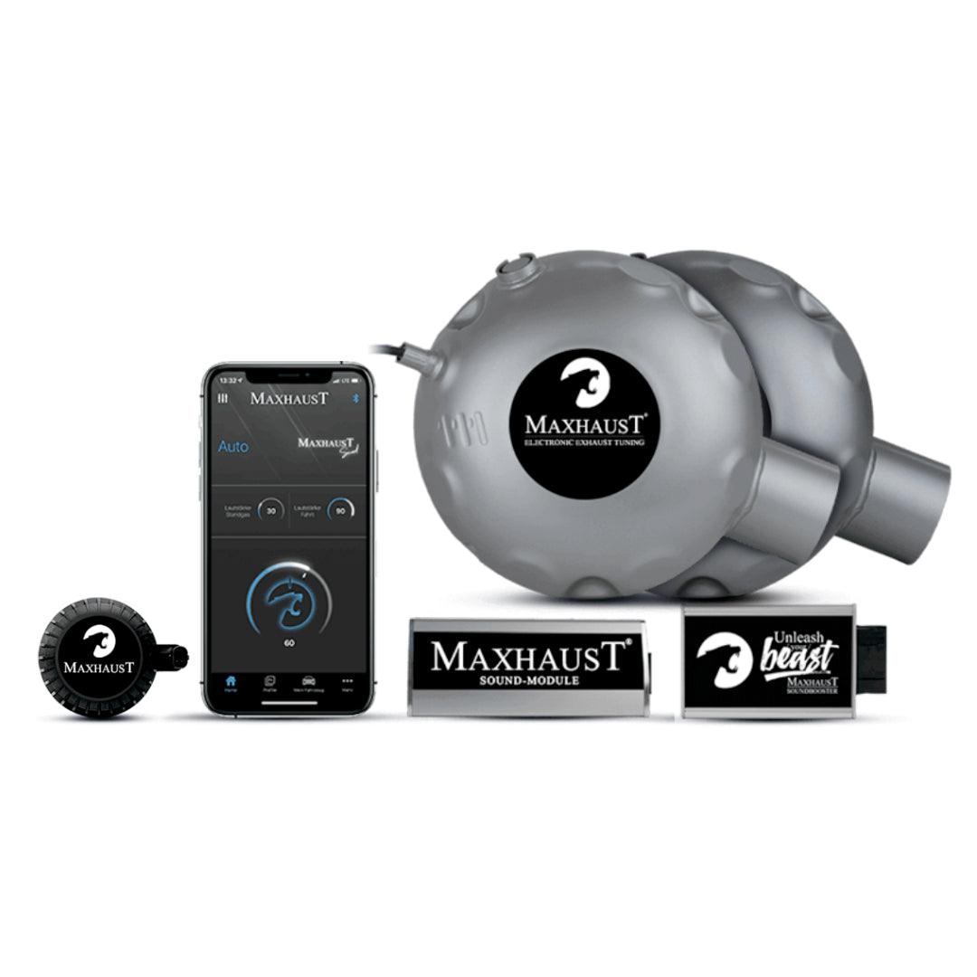 Maxhaust Active Sound System, Sound Booster with APP control - AUTOSTYLE UK