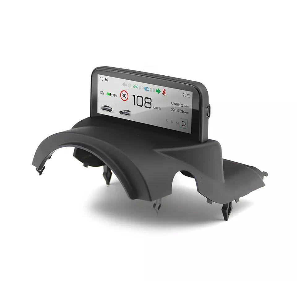 Tesla Model 3 / Model Y LCD Virtual Cluster Clock Upgrade - AUTOSTYLE UK